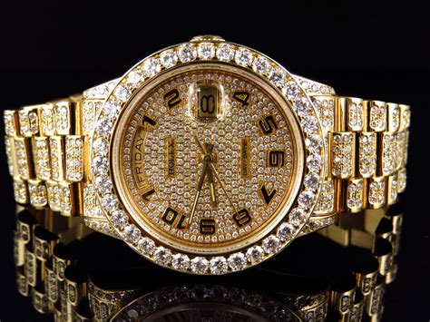 mens rolex watches with diamond bezel|rolex presidential 40mm diamond bezel.